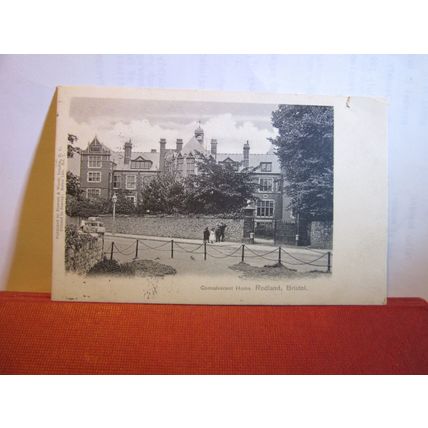 CONVALESCENT HOME, REDLAND, BRISTOL used antique postcard 1906 pm #