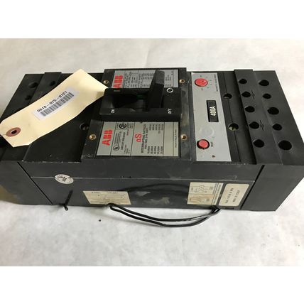 ABB SP-9954 CIRCUIT BREAKER,400 A,3-POLE,600 vac/250 vdc,ABB JS,CU7AL 75C,TA,AA