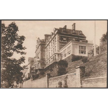 Fowey Hotel, Fowey, Cornwall, 1918 - Frith's Postcard