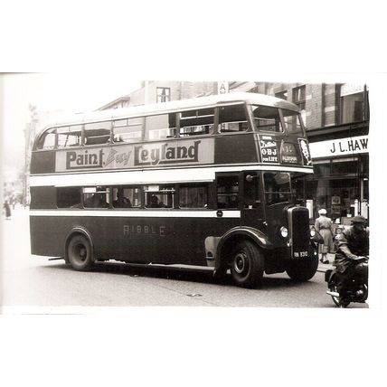 Black & White Photograph of Ribble Motor Services Ltd. - RN 8310