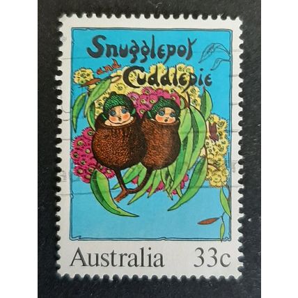 Australia: 1985 - Children's Book Council - 33c Snugglepot & Cuddlepie - Used