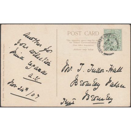 The Red Lion, Handcross, Sussex, 1907 - Harry Tullett Postcard