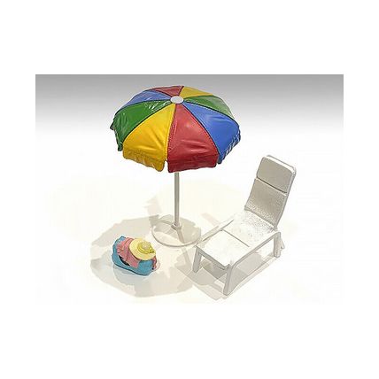"Beach Girls" Accessories (Beach Chair and Beach Umbrella and Duffle Bag) for...