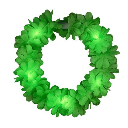 St Patricks Day Green Flower Crown