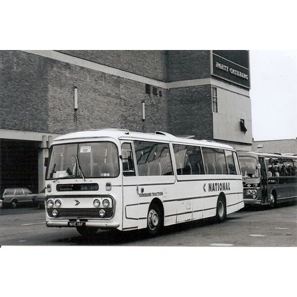 Black & White Photograph of Yorkshire Traction Co. Ltd. - NHE 18F