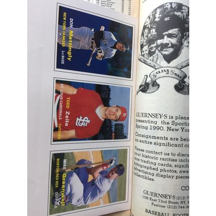 March 1990 Baseball Card Price Guide Magazine - Todd Zeile Cover + 5 Uncut