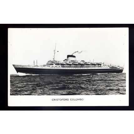 LS3531 - Italian Liner - Italia Line - Cristoforo Columbo - postcard