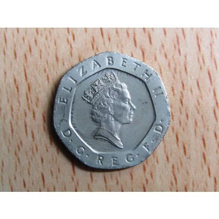 GB 1996 Elizebeth II Decimal 20p Coin