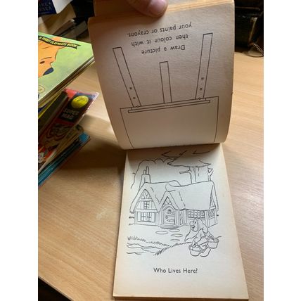 RARE* 1978 WALT DISNEY "PLAY PAD" PUZZLES ART DOT-TO-DOT VINTAGE BOOK (P3)