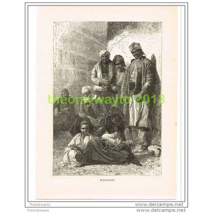 BULGARIANS, BULGARIA, Book Illustration c1890