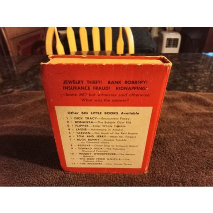 Big Little Book Dick Tracy Encounters Facey By Paul S. Newman 6.5 FN+ Shape 1967