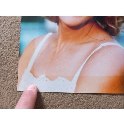 Vintage Meg Ryan Glossy Print Photo Signed Picture but Very Faint