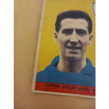 A&BC-FOOTBALL 1958 81- TOTTENHAM SPURS - CLIFFORD JONES Trimmed