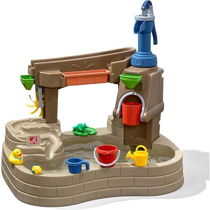 Step 2 Pump & Splash Discovery Pond Water Table, Kids Water Sensory Activity Poo