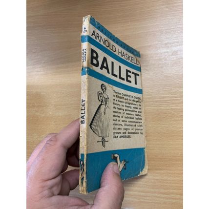 1945 "BALLET" ARNOLD L HASKELL ILLUSTRATED PENGUIN PAPERBACK BOOK (P2)