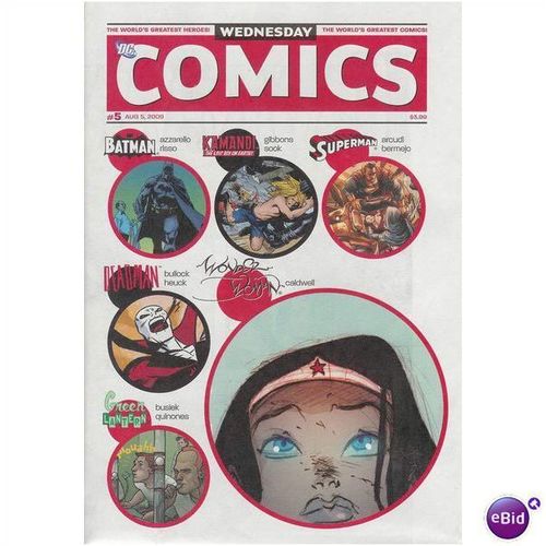 Wednesday Comics #5 DC Comics Newspaper Format Batman Superman Wonder Woman