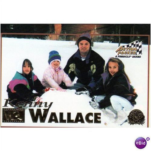 1996 Action Packed Kenny Wallace PROMO