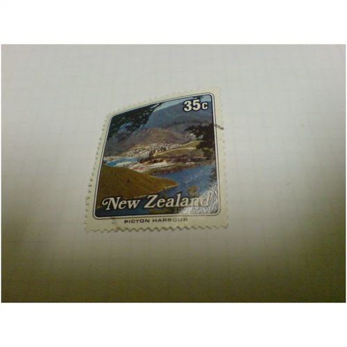 NEW ZEALAND 1979 HARBOURS 35c USED EBID 1