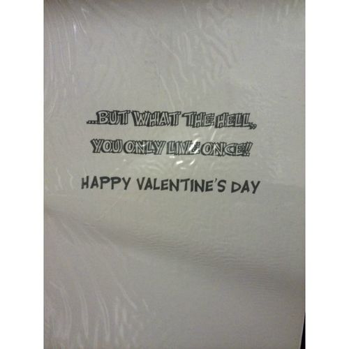 Boyfriend Valentine's Card - *** REDUCED ***