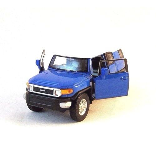 TOYOTA FJ CRUISER ,BLUE/WHITE WELLY 1/38 DIECAST CAR COLLECTOR'S MODEL, NEW