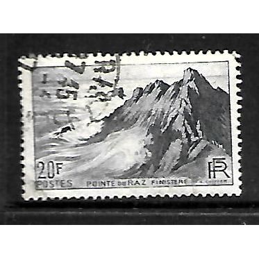 FRANCE 1946 20F BLUE POINT DU RAZ SG 980 FINE USED#