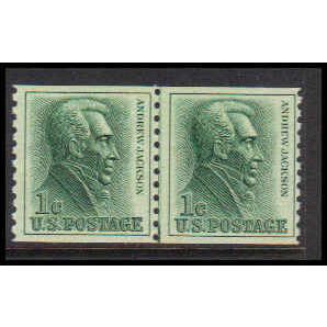 1225 1c Andrew Jackson Barely Clears MNH CLP QA0057