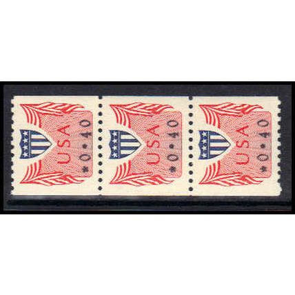 CVP31 40c Shield Very Fine MNH Dry Gum Strip of 3 PA5217