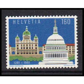Switzerland 888 Joint Issue Fine MNH Dry Gum W5652