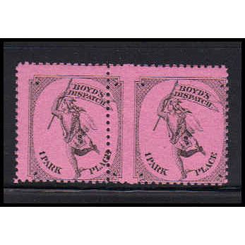 Revenue 20L56 1c Mercury Series Misperfed MNH Pair K0137