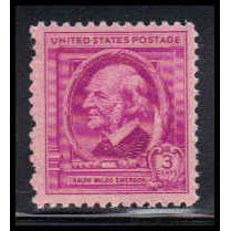 861 3c Ralph Emerson Fine MNH KA2300