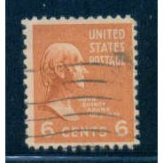 Used 811 6c John Q. Adams Just Clears C0572