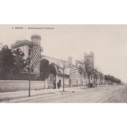 Reims Etablissement Pommery French France Antique Postcard