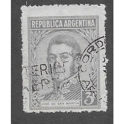 ARG 1935 3c 'JOSE DE SAN MARTIN ' FINE USED (EBID79-054)