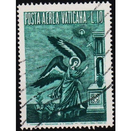 Vatican City. 1956 10L S.G.227 Used