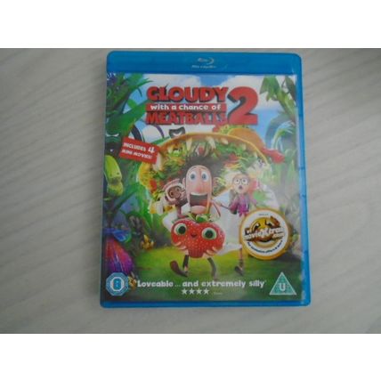 Cloudy With A Chance of Meatballs 2 plus 4 Mini Movies - Blu ray