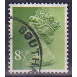 GB 1971 8.5p green used SG 881