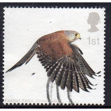 GB 2003 Birds of Prey - Kestrel with Wings Extended Downwards 1st Used