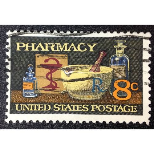 US Stamp #1473 used: 1972 8c Pharmacy [2]