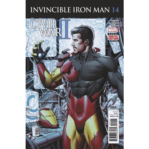 Invincible Iron Man (2015) #14 Marvel CIVIL WAR II Avengers