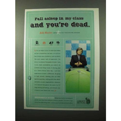 2000 Liberty Mutual Ad - Asleep In My Class You're Dead