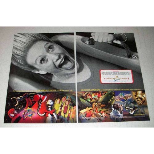 2000 Universal Studios Florida Ad - Warning!