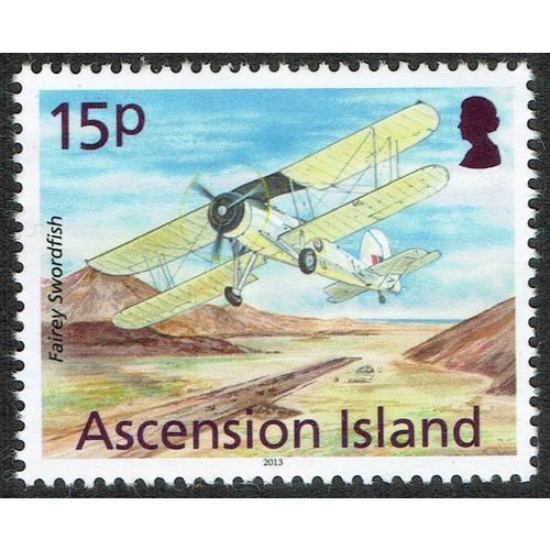Ascension 2013 Aircraft 15p Multicoloured SG1150 UM