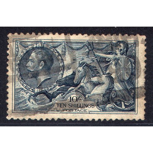 Sg417 10s DULL GREY BLUE SEAHORSES FINE USED G114