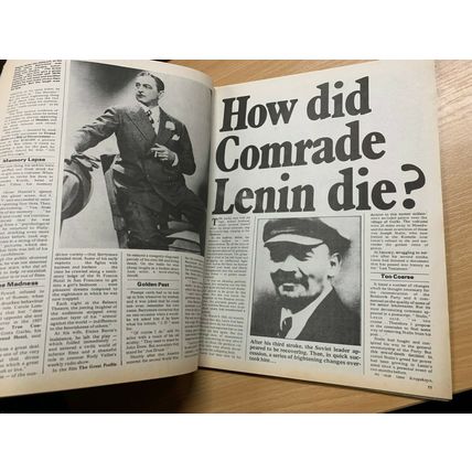HEADLINES MAGAZINE #16 (DEC 1972) - HOW DID LENIN DIE? / OSCAR WILDE (P3)