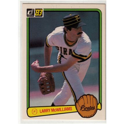 1983 Donruss baseball card 45 Larry McWilliams