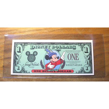 1997 DISNEY DOLLAR -Mint Condition - SERIES "A"