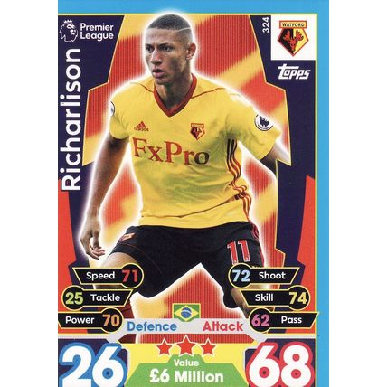 Match Attax 2017/2018 324 Richarlison Watford