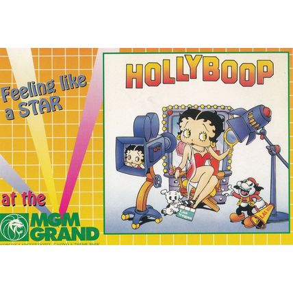 Betty Boo Feeling Like A Star MGM Hollywood Casino Launch Postcard