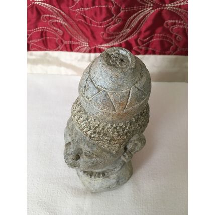 African Art Shona Hand Carved Female Bust From Zimbabwe 7 3/4” Inches 1.7 kilos