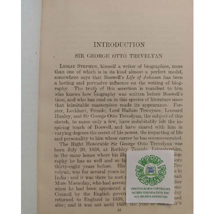 1914 RARE SELECTIONS FROM TREVELYAN'S LIFE AND LETTERS OF LORD MACAULAY